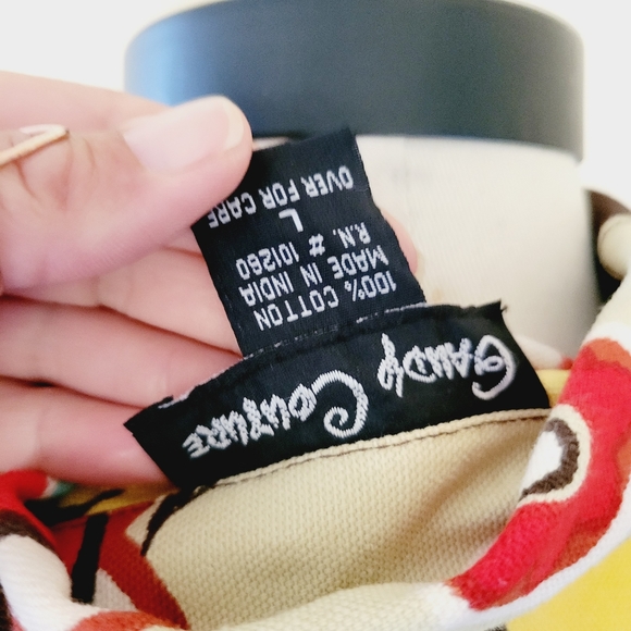 Gandy Couture retro floral jacket size large - Picture 7 of 7